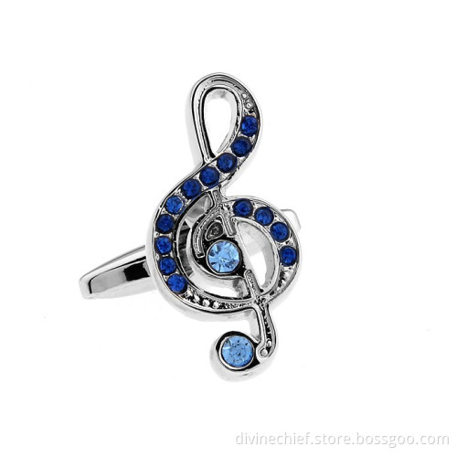Cufflinks Manufacturer Make Custom Rhinestone Cufflinks For Man's Shirt